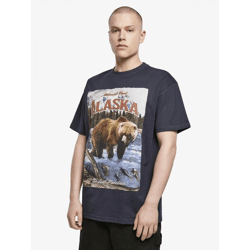 sportliches Mister Tee Herren T-Shirt Oversize 240 g/m² mit Baumwolle Navy