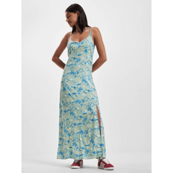 stilvolles Just Rhyse Damen Kleid Reißverschluss 114 g/m² Grün