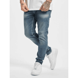 stylische 2Y Premium Herren Jeans Skinny Fit Stretch mit Baumwolle Blau