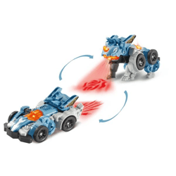 Switch & Go Dinos - Fire Mini Triceratops - 15 cm