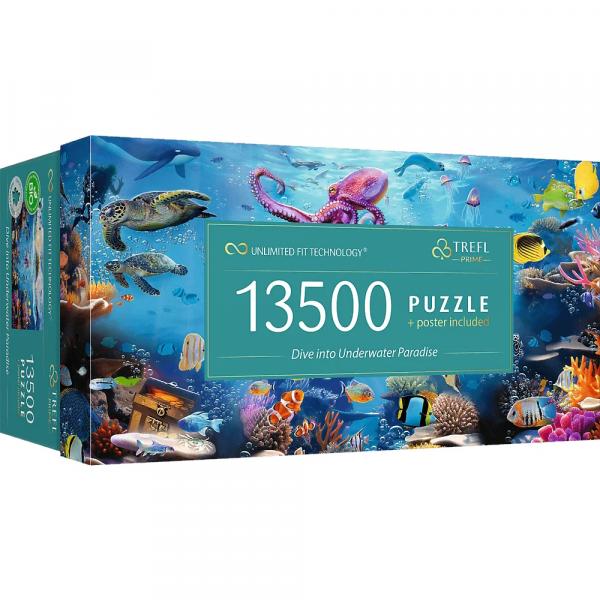 Tauchen Sie ein in das Unterwasserparadies - UFT Puzzle - 13500 Teile 