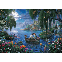 Thomas Kinkade - The little Mermaid and Prince Eric - Puzzle 1000 Teile