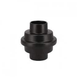 Vase Treppe schwarz 20 cm