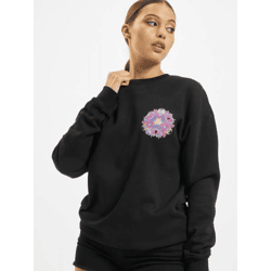 weiches Mister Tee Damen Sweatshirt Oversize Fleece 300 g/m² mit Baumwolle Schwarz