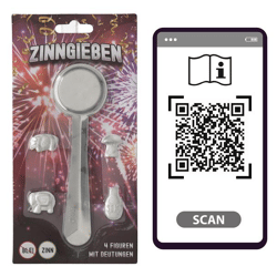 Zinngieß Set, 5tlg.