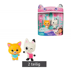 2-teiliges GABBY`S DOLLHOUSE Spielzeug-Set Pandy Paws & Chumsley Figuren mit Accessoires Pink/Türkis/Bunt