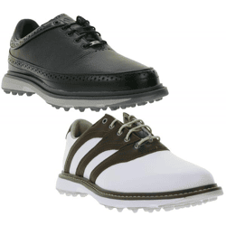 adidas Mc Damen Golf-Schuhe Echtleder-Schuhe mit Boost-Zwischensohle Sport-Schuhe ID0226 Schwarz oder IG0910 Weiß/Braun