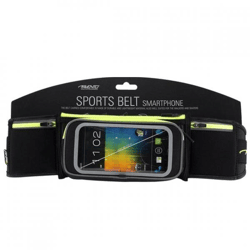 Avento Smartphone 21PG Sportgürtel schwarz/fluorgelb Einheitsgröße