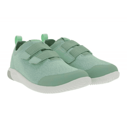 Bequeme KEEN Knx Knit DS Kinder Barfußschuhe mit Eco Anti-Odor-Technologie Freizeit-Schuhe 1030072 Grün
