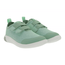 Bequeme KEEN Knx Knit DS Kinder Barfußschuhe mit Eco Anti-Odor-Technologie Freizeit-Schuhe 1030114 Mint-Grün