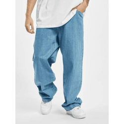 bequeme Southpole Herren Jeans Reißverschluss Rippbündchen mit Baumwolle Blau