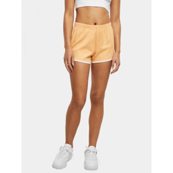 bequeme Urban Classics Damen Shorts 240 g/m² mit Baumwolle Orange