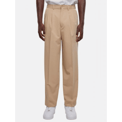 bequeme Urban Classics Herren Jeans mit weiter Beinform Freizeit-Hose 190 g/m² Beige