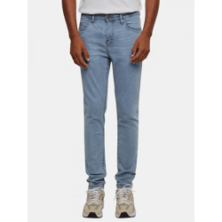 bequeme URBAN CLASSICS Herren Jeans Slim Fit Stretch mit Baumwolle Blau