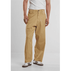 bequeme Urban Classics Herren Jeans Stretch Reißverschluss Taschen mit Baumwolle Beige