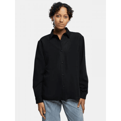 bequemes Urban Classics Damen Polo-Shirt 188 g/m² Schwarz