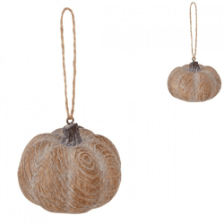Boltze-Anhänger „Kürbis“, 5 cm, 2er-Set, sortiert