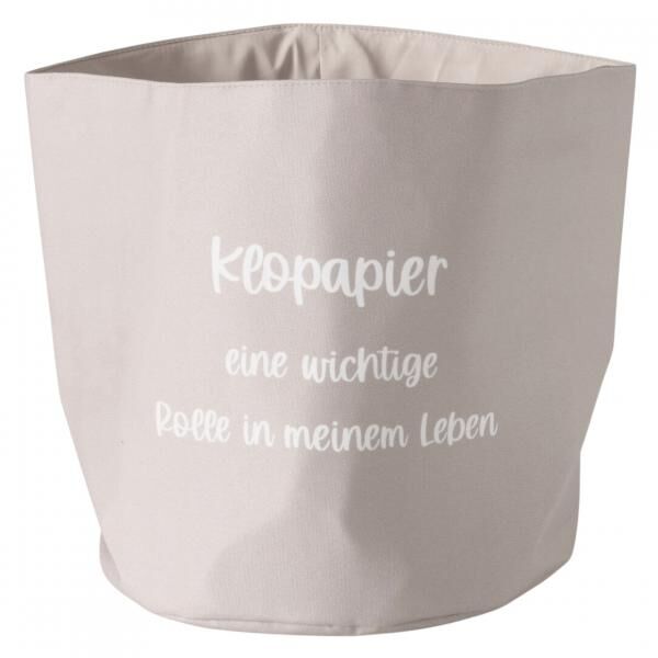 Boltze Nova Storage Basket, Gray/White, 33 cm