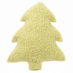 Boltze Kissen „Barna“ Weihnachtsbaum-Teddy, grün, 40 cm
