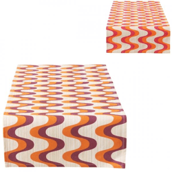 Boltze Tischläufer „Groovy“, 140 cm, 2er-Set, sortiert