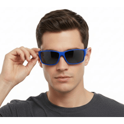 Champion Sport Sonnenbrille Herren Sport-Brille polarisierte Urlaubs-Brille UVA&UVB Schutz CU514602 Blau