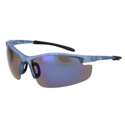 Champion Sport Sonnenbrille Herren Sport-Brille verspiegelte Urlaubs-Brille polarisiert Filterkategorie 3 CU514405 Blau