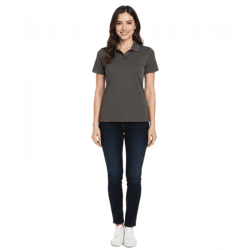 ELEVATE Helios Damen Polo-Shirt Baumwolle Polo-Hemd Pique-Strick 180 g/m² 3810789 Dunkelgrau