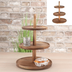 Etagere Holz, 3 Etagen, ca.35cmH