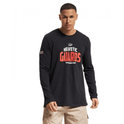 European League Of Football Helvetic Guards 1 Langarmshirt schwarz