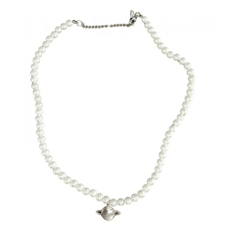 fainz Unisex Pearl Kette mit Planet Perlen 