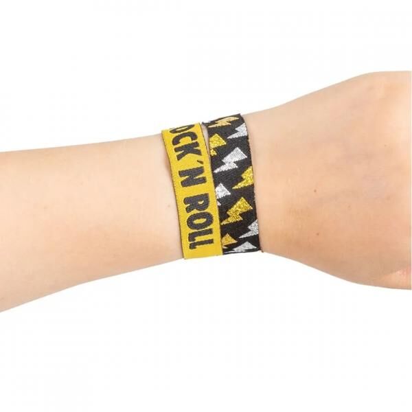 Festival-Armband „Rock ’n’ Roll“, 2er-Set