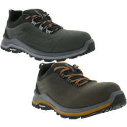 GARSPORT Speed Low S3 Herren & Damen Sicherheits-Schuhe mit Michelin-Arrow-HRO-Gummisohle Arbeits-Schuhe GDS1090016 Grau oder Braun