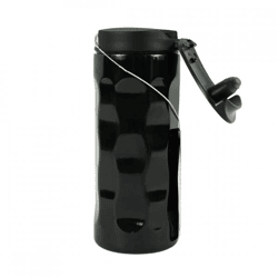 Green Canteen Edelstahl-Thermosflasche „Wave“, schwarz, 300 ml