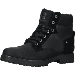 Hochwertige BULLBOXER Stiefelette Schnürschuhe für Jungen ALL518E6LA BKBKK Schwarz