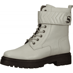 Hochwertige SCAPA Stiefelette Schnürschuhe für Damen 21/6664 110 Beige