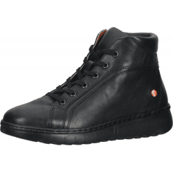 Hochwertige softinos Stiefelette Schnürschuhe für Damen P900707 001 Schwarz