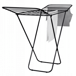 Homeware Wäscheständer schwarz 170 cm