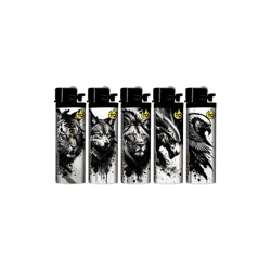 INK Animals - Reibrad-Motivfeuerzeug Sortiment - 50er Display
