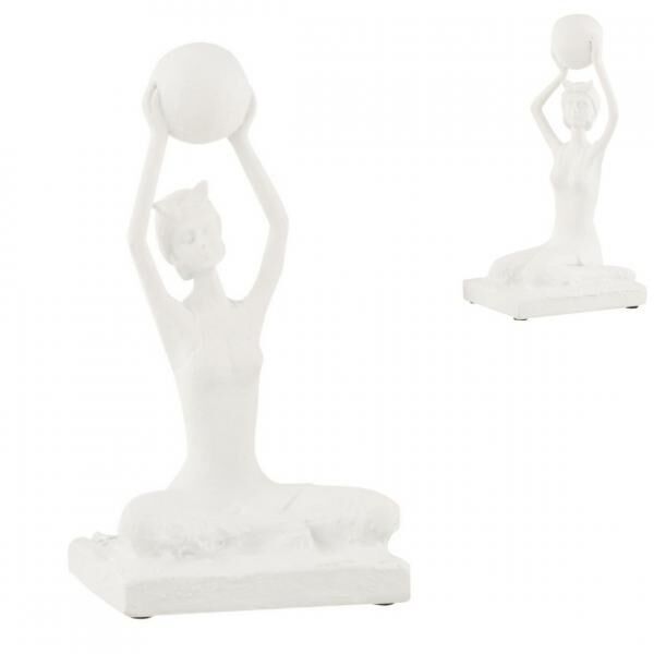 J-line figurine, woman, white, 25.5 cm, 2 assorted