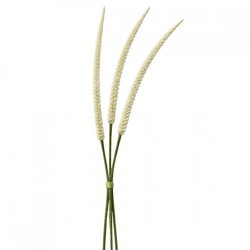 J-Line Kunstzweig Fuchsschwanzbündel weiß 119 cm