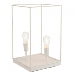 J-Line Tischleuchte Gestell EU-Stecker weiß 51 cm