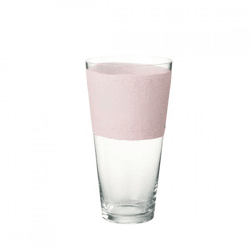 J-Line Vase Delph Glas hellrosa 35 cm