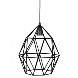 KidsDepot Hängeleuchte „Wire“, schwarz, 30 cm