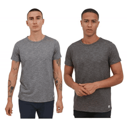 klassisches 11 PROJECT PRTullio Herren T-Shirt mit Rundhals Shirt 21300777 in Blau oder Schwarz
