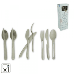 Koziol Klikk Bestecksatz 22 cm 12 Teile