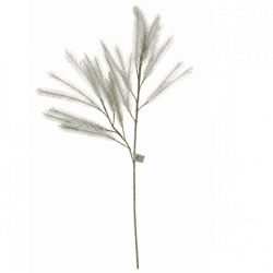 Künstliche Zweigfedern grau 108 cm