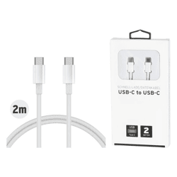 Ladekabel, USB-C to USB-C , 2 Meter