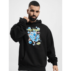 lässiger Mister Tee Herren Hoodie Oversize 460 g/m² mit Baumwolle Schwarz