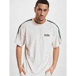 lässiges Ellesse Herren T-Shirt Stretch Ecru-Weiß
