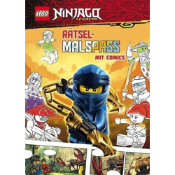 LEGO® NINJAGO® – Rätselmalspaß mit Comics